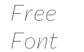 Dotties Vanilla Thin Italic Dotties Vanilla Thin Italic