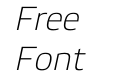 Etelka Thin Italic Etelka Thin Italic