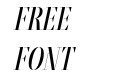 Fino Stencil Title Italic
