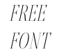 Fino Title Ultra Thin Italic Fino Title Ultra Thin Italic