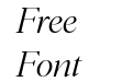 Fortescue Pro Display Light Italic