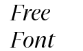 Gestura Display Regular Italic Gestura Display Regular Italic