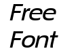 Econo Sans Reduced 64 Medium Expanded Italic