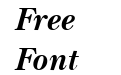 Baskerville NovaH Bold Italic