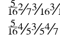 Fractions Roman