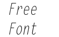 Letter Gothic Cond Italic