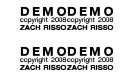 Schriftbild Grotesk Lt DEMO