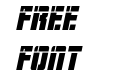 Hard Science Laser Italic