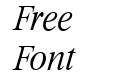 Riccione Serial Xlight Italic