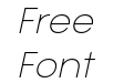 Typo Gotika Light Demo Italic