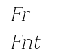 Kulachat Serif Oblique DEMO Extra Light