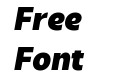 Sanshiro Demo Black Italic
