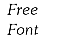 SouvenirEF Light Italic