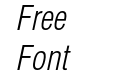 Helvetica Condensed LightObl
