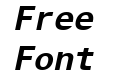 Helvetica Monospaced Pro Bold Italic