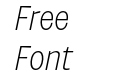 Routine Trial Thin Italic