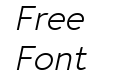 Aquawax Pro Light Italic