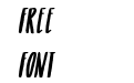 Getaway Car Italic