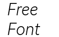 HarmonyOS Sans Light Italic