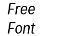 RF Dewi Condensed Italic