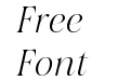 Salina Trial Light Italic