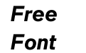 FSP DEMO neue Singular D Bold Italic