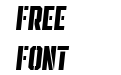 SPORTS HEADLINE STENCIL Italic