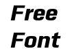 Zetta Sans Extrabold Italic