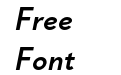 FSP DEMO Geraldton Bold Italic