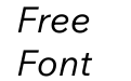 Wix Madefor Text Italic