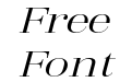 Arshila Italic Expanded
