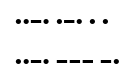 X Interntnl Morse CodeIT
