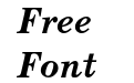 Schoolbook Bold Italic