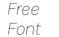 Kana Sans Thin Italic