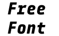 Tabular Variable Bold Italic
