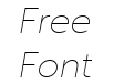 Rustica Thin Italic