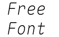 Maple Mono Normal NL Thin Italic