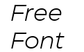 Eastman Regular Offset Italic