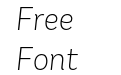 FSP DEMO Andes Extra Light Extra Light Italic