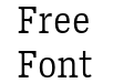 Spezia Serif Condensed TEST FONT Regular D
