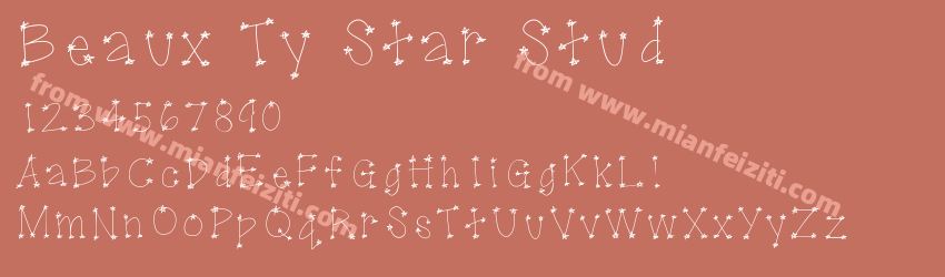 Beaux Ty Star Stud预览图1