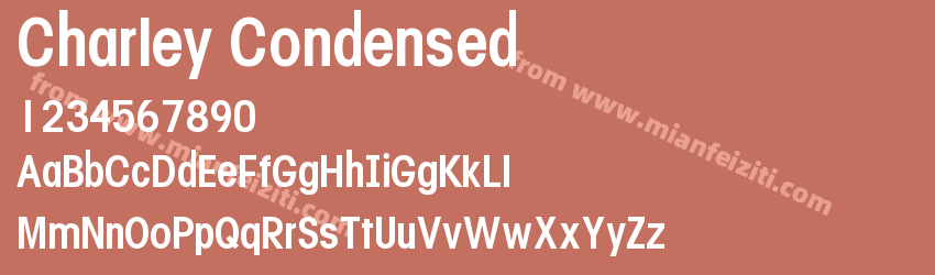 Charley Condensed预览图1