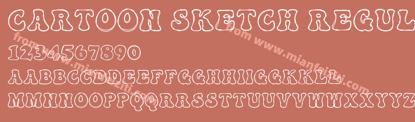 Cartoon Sketch Regular预览图1