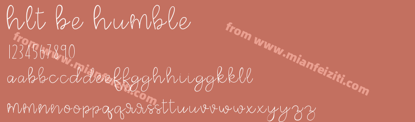 HLT Be Humble预览图1