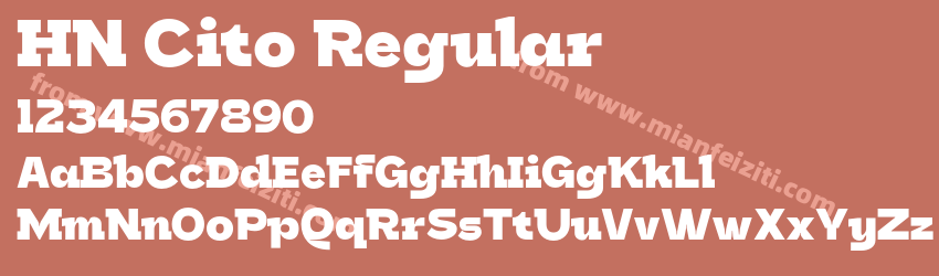 HN Cito Regular预览图1
