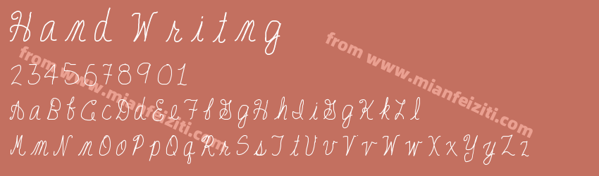 Hand Writng预览图1