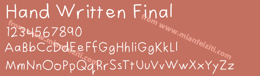 Hand Written Final预览图1