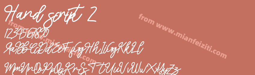 Hand script 2预览图1
