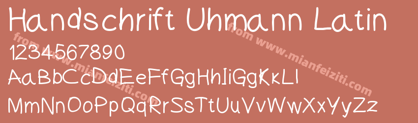 Handschrift Uhmann Latin预览图1