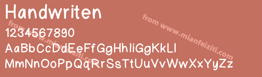 Handwriten预览图1